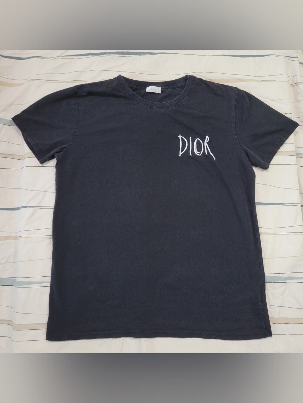 Dior Black Short Sleeve Logo T-Shirt
